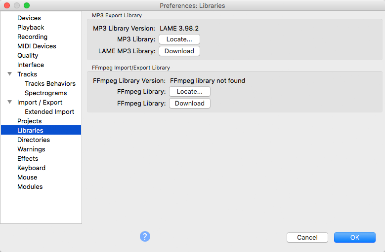 Preferences Libraries NOT Found Mac.png